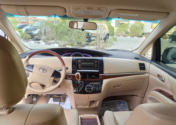 toyota previa inside